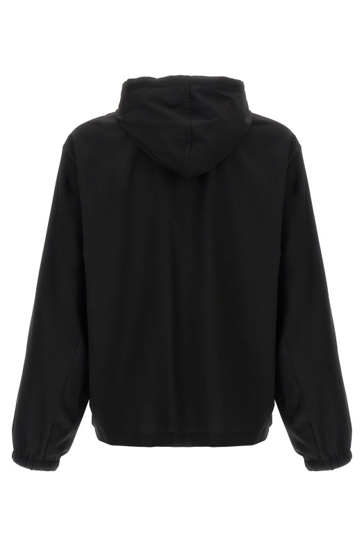 Вязаный худи из шерсти Черный GIVENCHY (BM017T1558001) Вязаный худи из шерсти Черный GIVENCHY (BM017T1558001)