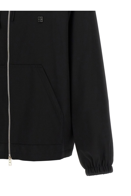 Вязаный худи из шерсти Черный GIVENCHY (BM017T1558001) Вязаный худи из шерсти Черный GIVENCHY (BM017T1558001)