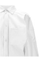 Асимметричная рубашка с вышитым логотипом Белая BALENCIAGA (790945TQM059000) Асимметричная рубашка с вышитым логотипом Белая BALENCIAGA (790945TQM059000)