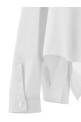 Асимметричная рубашка с вышитым логотипом Белая BALENCIAGA (790945TQM059000) Асимметричная рубашка с вышитым логотипом Белая BALENCIAGA (790945TQM059000)