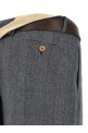 Striped wool skirt Gray Striped wool skirt Gray