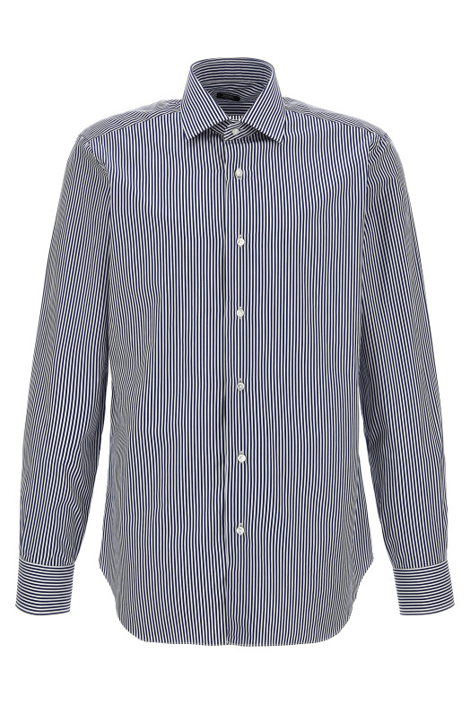 Сорочка в смужку Синя BARBA (I1U12P01440810001) Сорочка в смужку Синя BARBA (I1U12P01440810001)