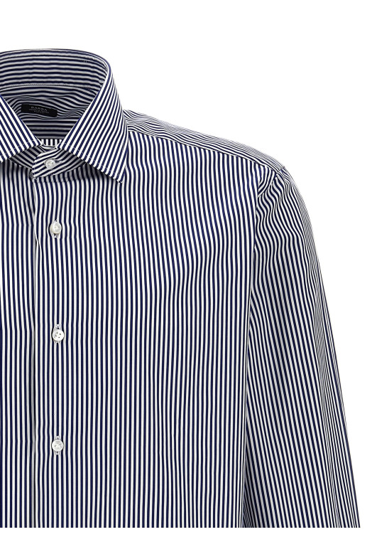 Сорочка в смужку Синя BARBA (I1U12P01440810001) Сорочка в смужку Синя BARBA (I1U12P01440810001)