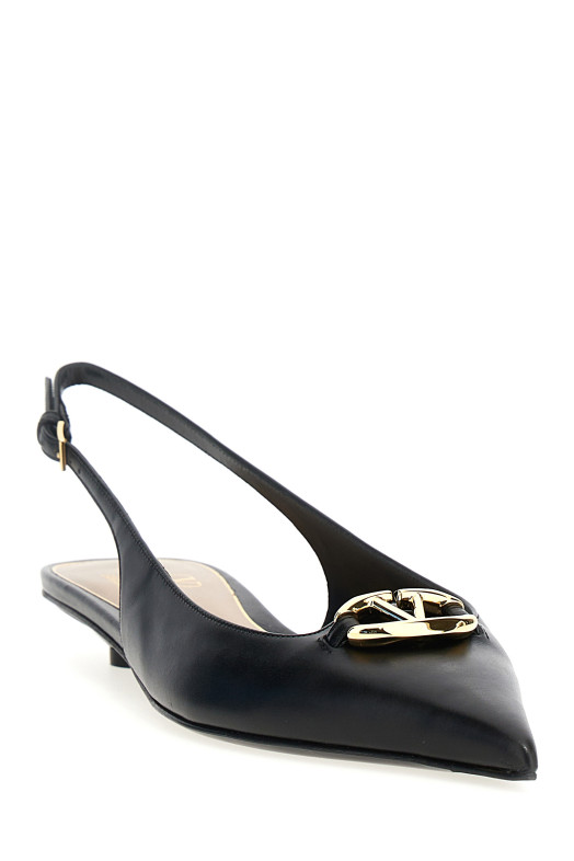 Valentino Garavani 'VLogo' slingback Black Valentino Garavani 'VLogo' slingback Black