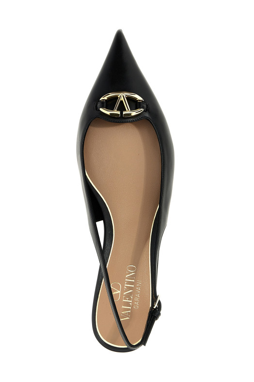 Valentino Garavani 'VLogo' slingback Black Valentino Garavani 'VLogo' slingback Black