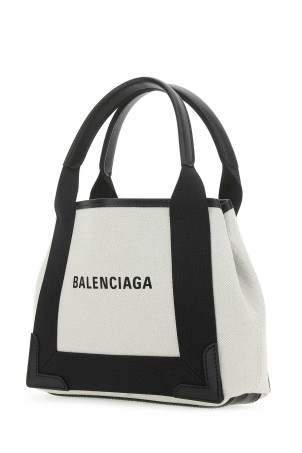 Двоколірна невелика сумка Cobas Navy з канвасу BALENCIAGA (3903462HH3N) Двоколірна невелика сумка Cobas Navy з канвасу BALENCIAGA (3903462HH3N)