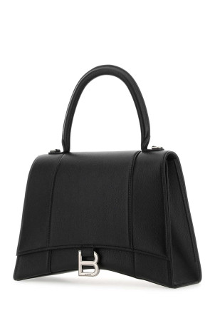 Black leather Hourglass handbag Black BALENCIAGA (6196681IZHY) Black leather Hourglass handbag Black BALENCIAGA (6196681IZHY)