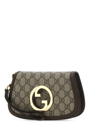 GG Supreme ткань мини Gucci Blondie клатч (698630K9GSG) GG Supreme ткань мини Gucci Blondie клатч (698630K9GSG)