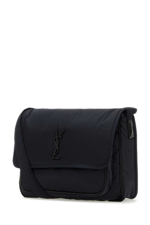 Темно-синяя нейлоновая сумка через плечо Niki SAINT LAURENT (757146FACF8) Темно-синяя нейлоновая сумка через плечо Niki SAINT LAURENT (757146FACF8)