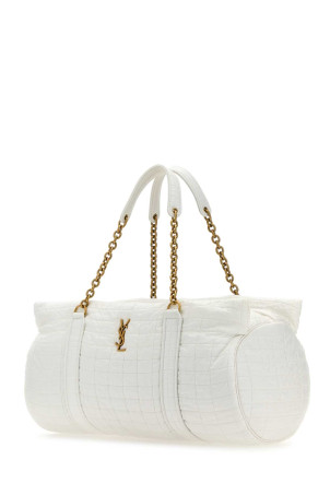 Біла тканинна дорожня сумка Gloria SAINT LAURENT (757209FAC8J) Біла тканинна дорожня сумка Gloria SAINT LAURENT (757209FAC8J)