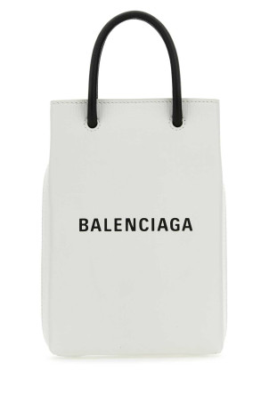 Чехол для телефона из белой кожи BALENCIAGA (7577730AI2N)