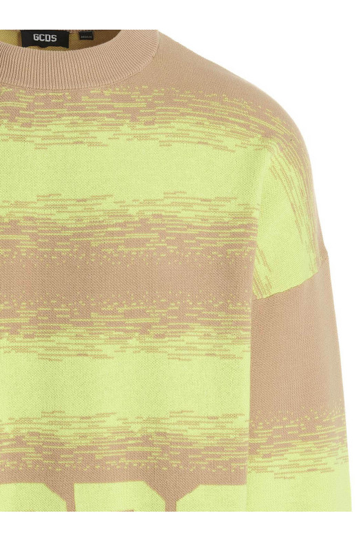 GCDS Low Band Degradè' sweater Multicolor