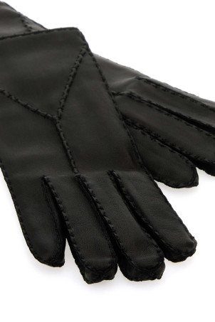 Чорні шкіряні рукавички Black SAINT LAURENT (7655003YO77) Чорні шкіряні рукавички Black SAINT LAURENT (7655003YO77)