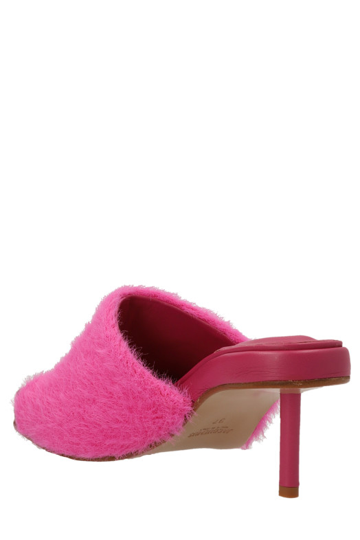 Глиняні капці Фуксія JACQUEMUS (223FO0352390PINK)