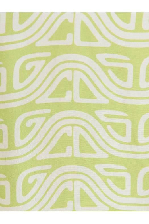 Футболка з хвилястим логотипом Зелена GCDS (SS23M24072351)