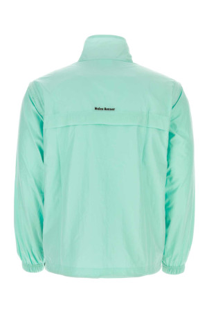 Вітровка Adidas X Wales Bonner з нейлону морського зеленого кольору ADIDAS (IA3962) ADIDAS ORIGINALS Вітровка Adidas X Wales Bonner з нейлону морського зеленого кольору ADIDAS (IA3962) ADIDAS ORIGINALS