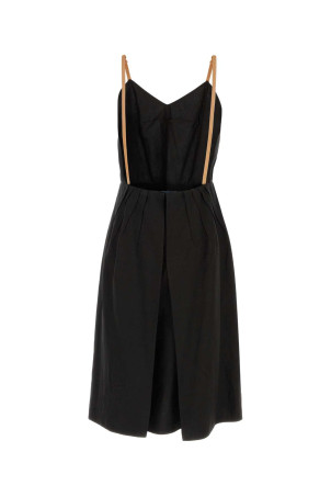 Black linen blend dress Black PRADA (P3L62ESOOO14CF) Black linen blend dress Black PRADA (P3L62ESOOO14CF)