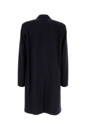 Midnight blue wool coat Blue PRADA (UC506DSOOO15J0)