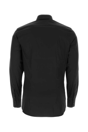 Black stretch poplin shirt Black PRADA (UCM608SOOO10HT) Black stretch poplin shirt Black PRADA (UCM608SOOO10HT)
