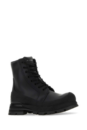 Black leather Wander ankle boots Black ALEXANDER MCQUEEN (777808WIEQ1) Black leather Wander ankle boots Black ALEXANDER MCQUEEN (777808WIEQ1)