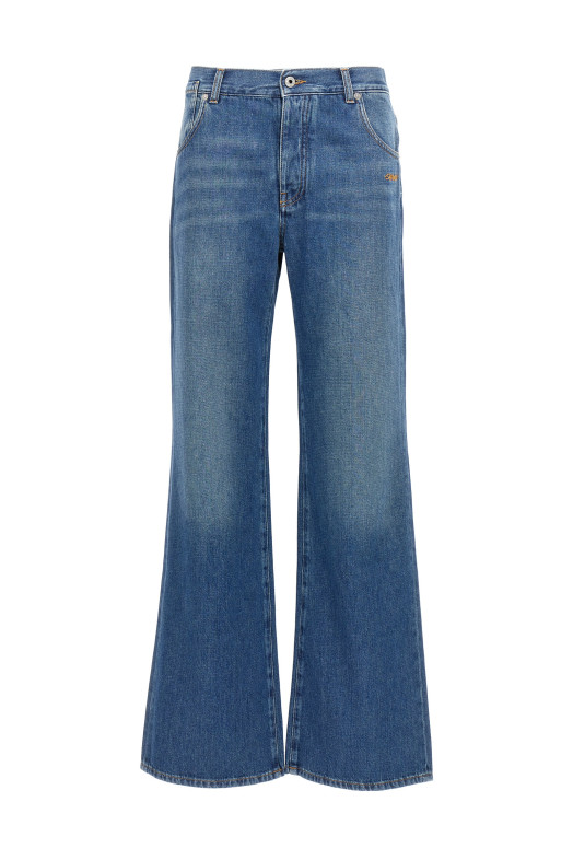 Logo embroidery jeans Blue Logo embroidery jeans Blue