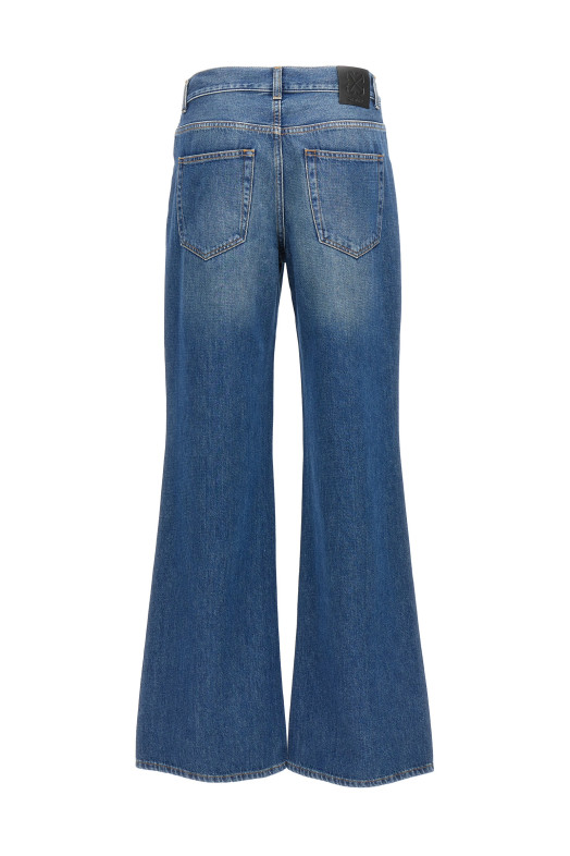 Logo embroidery jeans Blue Logo embroidery jeans Blue