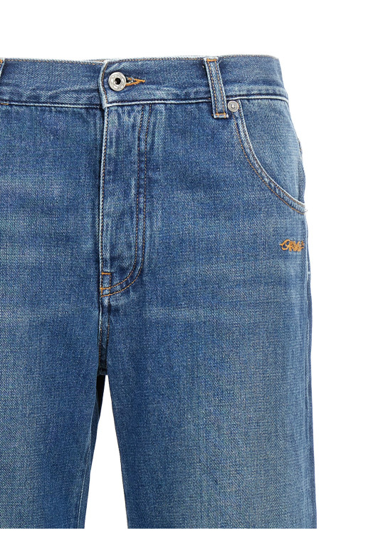 Logo embroidery jeans Blue Logo embroidery jeans Blue