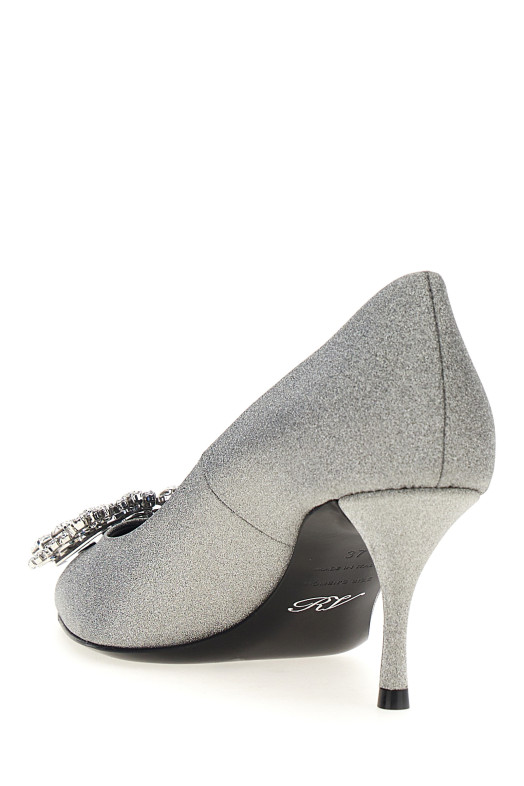 Туфлі-човники «Flower Strass» Срібні (RVW41417620JO1B200) Туфлі-човники «Flower Strass» Срібні (RVW41417620JO1B200)