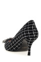 Туфлі-човники «Flower Strass Pearl» Чорно-сірі (RVW41439480TPUB999)