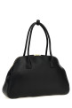 Medium leather shopping bag Black Medium leather shopping bag Black