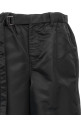 Nylon twill pants Black Nylon twill pants Black