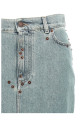 Rivets denim skirt BLUE