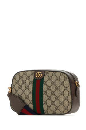 GG Supreme ткань и кожа небольшая сумка через плечо Ophidia GG GUCCI (752591FACFW) GG Supreme ткань и кожа небольшая сумка через плечо Ophidia GG GUCCI (752591FACFW)