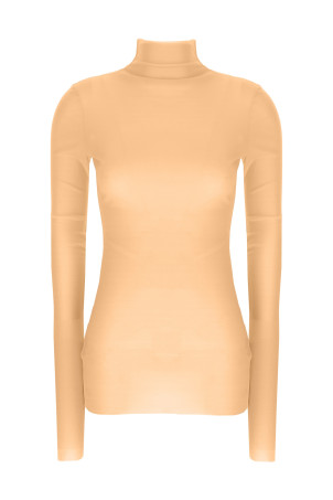 Silk turtleneck top Pink Silk turtleneck top Pink