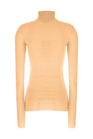 Silk turtleneck top Pink Silk turtleneck top Pink