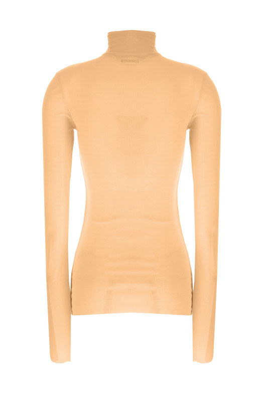 Silk turtleneck top Pink Silk turtleneck top Pink