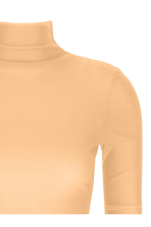 Silk turtleneck top Pink Silk turtleneck top Pink