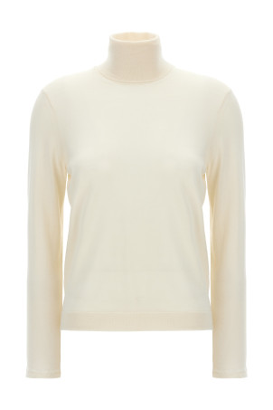 Шовковий кашеміровий светр з високим коміром Білий TOM FORD (MAK1334YAX087AW048) Шовковий кашеміровий светр з високим коміром Білий TOM FORD (MAK1334YAX087AW048)