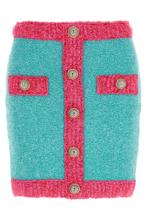 Двухцветная юбка с пуговицами «Leone» Разноцветная (DF1LB292KG70UIH) Двухцветная юбка с пуговицами «Leone» Разноцветная (DF1LB292KG70UIH)