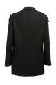 Однобортний блейзер з ремінцем Чорний YOHJI YAMAMOTO (HOJ74534BLACK1) Однобортний блейзер з ремінцем Чорний YOHJI YAMAMOTO (HOJ74534BLACK1)