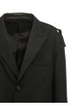 Однобортний блейзер з ремінцем Чорний YOHJI YAMAMOTO (HOJ74534BLACK1) Однобортний блейзер з ремінцем Чорний YOHJI YAMAMOTO (HOJ74534BLACK1)