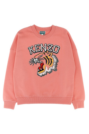 Світшот з вишитим логотипом Fuchsia KENZO JUNIOR (K60692FUSCHIA) Світшот з вишитим логотипом Fuchsia KENZO JUNIOR (K60692FUSCHIA)