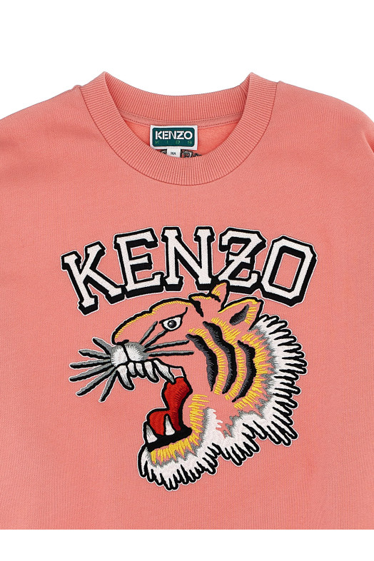 Світшот з вишитим логотипом Fuchsia KENZO JUNIOR (K60692FUSCHIA) Світшот з вишитим логотипом Fuchsia KENZO JUNIOR (K60692FUSCHIA)