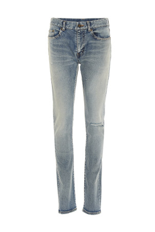 Вузькі джинси СИНІ SAINT LAURENT 527389YJ5074568