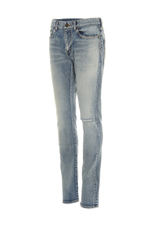 Вузькі джинси СИНІ SAINT LAURENT 527389YJ5074568