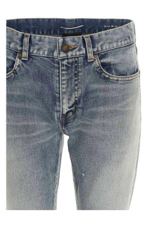 Вузькі джинси СИНІ SAINT LAURENT 527389YJ5074568 Вузькі джинси СИНІ SAINT LAURENT 527389YJ5074568