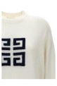 Свитер с логотипом из флока Белый GIVENCHY (BW90QY4ZEQ131) Свитер с логотипом из флока Белый GIVENCHY (BW90QY4ZEQ131)