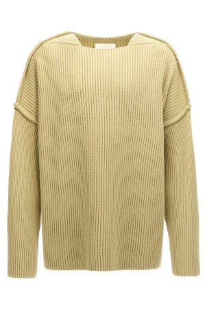 Свитер с геометрическим вырезом Зеленый JIL SANDER (J21GP0153J14747331) Свитер с геометрическим вырезом Зеленый JIL SANDER (J21GP0153J14747331)
