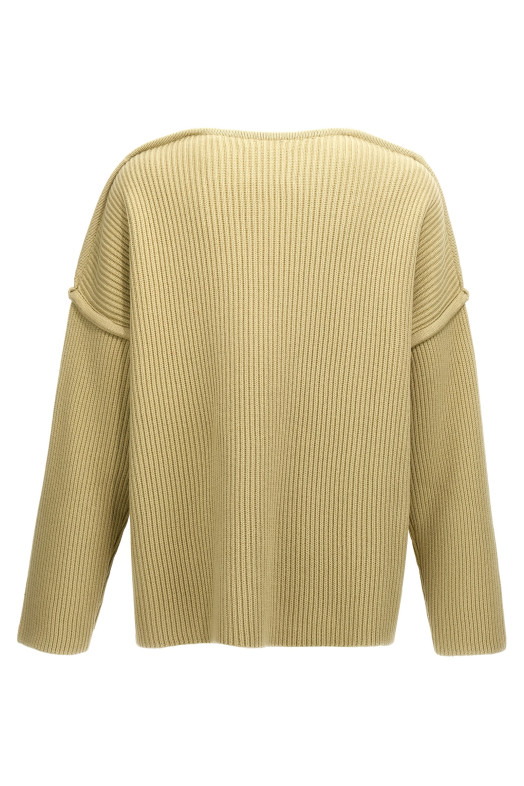 Светр з геометричним вирізом Зелений JIL SANDER (J21GP0153J14747331) Светр з геометричним вирізом Зелений JIL SANDER (J21GP0153J14747331)