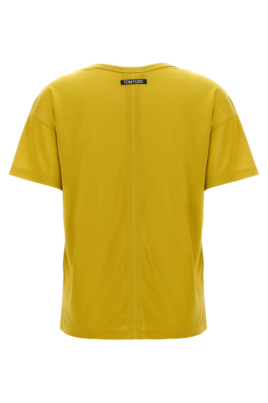 Шовкова футболка Жовта TOM FORD (TSJ383FAX835FG324) Шовкова футболка Жовта TOM FORD (TSJ383FAX835FG324)